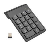 Wireless Number Pad, Numeric Keypad, Numpad Keyboard 10 Key USB Keypad for Laptops, Office Accounting Essentials Desktop Computer Accessories Compatible Chromebook Notebook EliteBook MateBook etc.