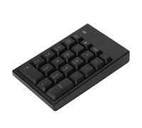 Wireless Number Pad Portable 22 Keys Plug and Play for Laptop Office Use ABS Black
