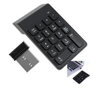 Wireless Numeric Keypad, 2.4GHz Portable Number Pad with USB Receiver, 18Keys Office Calculating Number Pads for Laptop, Ideal for Laptop, Desktop, PC, Notebook, Compatible with Windows and Mac OS