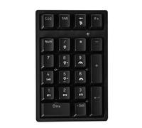 Wireless Numeric Keypad - 22-Key Bluetoœth Number Pad For Laptop PC Desktop | Portable External Number Pad With 2.4G Connection | Ergonomic Mini Numpad, For Office Calculating Gaminģ, Black