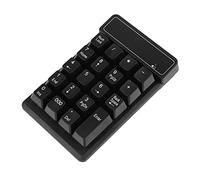 Wireless Numeric Keypad Comfortable 19-Key Suspension Keys for Touch Typing and Office Use Black