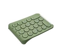 Wireless Numeric Keypad Mini 2.4G 22 Keys Number Pad Portable Financial Accounting Number Keyboard for Laptop Desktop, PC, Surface Pro,Notebook (Green)