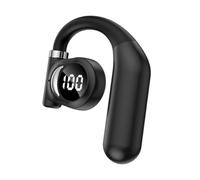 Wireless Open-Ear Headphones LED Display Earphones All-Day Comfort Lightweight Sports Designs Open Ear Sound Tech Fitness Fishing Cycling Outdoor Use Safe Fit Music Earphones
