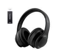 Wireless Over-Ear TV Headphones for Seniors with ANC, Bluetooth 5.3 & 3-in-1 Transmitter (USB/RCA/AUX) for Non-Bluetooth TVs, 35H Playtime, 220g Lightweight Foldable, Gifts for Elderly Parents