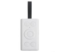 Wireless Page for turner for Kindle with Magnetic Charging Clip - Remote Control Clicker for E-Readers & Tablets - Ergonomic Design for Reading in Bed - Black ABS 7x3.8cm(White)