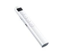 Wireless Page Turning Pen Sensitive PPT Stylus Slide USB Pointer Infrared Remote Control for Projector White