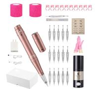 Wireless Permanent Makeup Machine Wireless Eyebrow Tattoo Machine - Micro-Needling Device with Portable Power Source,Beauty Tool for Professional Eyebrow Artistry,C