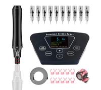 Wireless Permanent Makeup Machine Wireless Eyebrow Tattoo Machine - Micro-Needling Device with Portable Power Source,Beauty Tool for Professional Eyebrow Artistry,Black