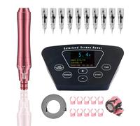 Wireless Permanent Makeup Machine Wireless Eyebrow Tattoo Machine - Micro-Needling Device with Portable Power Source,Beauty Tool for Professional Eyebrow Artistry,Rose Gold