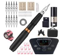 Wireless Permanent Makeup Machine Wireless Eyebrow Tattoo Machine - Micro-Needling Device with Portable Power Source,Beauty Tool for Professional Eyebrow Artistry,Black