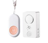 Wireless personal alarm systems for the elderly | Bed alarm Caregiver Pager with Wireless | Motion sensor Alařm Fall Võor indoors | Night alarm for seniors, children, adults, nach