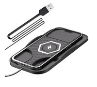 Wireless Phone Charger for Car | 15W Fast Car Wireless Cell Phone Charger Pad - Non Slip Cellphone Accessories for Drivers Sedan Truck Dashboard Desk Bedside Office Home