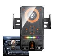 Wireless Phone Charger for Car - 15W Fast Charging Air Vent Automobile Cradles - Auto Clamping Phone Holders | for Daily Commuting Music Control Long Distance Travel Family Vacation Weekend Getaway