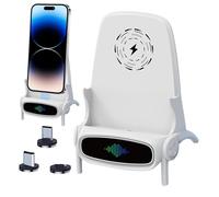 Wireless Phone Charger for Chair: Fast Charging Dock, Adjustable Stand, Desk with Cell Phone Stand, Portable Power Station, Universal Pad | Smartphones Tablets Of