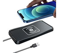 Wireless Phone Charger Qi Car Charging Pad Fast 15W 10W 7.5W Charger Adapter Mat for iPhone 14 13 Mini Pro Max 12 11 Plus 8 X XR Xs Airpods Android Samsung Note 20 Galaxy Buds S10 S20 S21 S22 S23 S24