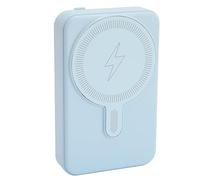 Wireless Portable Charger, Magnetic Battery PD Fast Charging 10000mAh Safe Capacity 15W for IPhone 14 13 12 Mini (Blue)