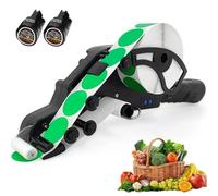 Wireless Portable Electric Labeling Machine for Logistics Warehouse Barcode Label Applicator with 2 Batteries Included