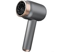 Wireless Portable Hair Dryer with 3 Speeds and Heat Settings, cords for easy styling while camping or traveling with portable hair dryer that moves with you(for EU Standard Dark Gray)