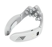 Wireless Portable Neck Massager With 8 Bionic Massage Heads Neck TENS Machine With Heat Portable And Soothing For Pain Relief&relax