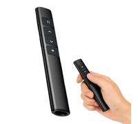 Wireless Presentation Clicker with Laser Pointer, 2.4GHz PowerPoint Remote Control for Presentations, Plug and Play USB Presenter for Mac and Windows