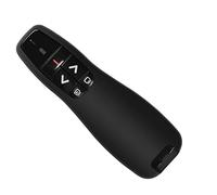 Wireless Presenter, 2.4GHz Wireless USB Presentation Clicker, Powerpoint Clicker with Laser, PPT Remote Control Presentation Pointer for Mac/PC/Laptop