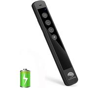 Wireless Presenter, LNGOOR RF 2.4GHz USB Rechargeable Presentation Clicker with Laser Pointer PowerPoint Remote Clicker Support Hyperlink