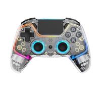 Wireless Pro Gaming Controller with RGB Deltaco Gaming Clear One Size