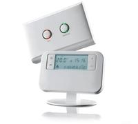 Wireless Programmable Thermostat ESRTP4RF+, Energy-Saving Indoor Temperature Control, Easy Installation, Compatible with Worcester Bosch/Vaillant/Ideal Boilers, White