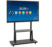 Wireless Projection Capable Monitor Dual-System Antis-Dizziness HD Camera Plus Noise-canceling Microphone Array Embedded Inside Front Frame for Home Office andClassroom(1212 * 682mm/47.71 * 26.85in)