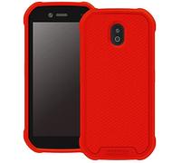 Wireless PROTECH Case Compatible with CAT S42 and CAT S42 H+ Phones. Flexible Slim Protective Case with Drop Protection for CAT S42 and S42 H+ Phones (Red)