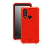 Wireless ProTech Flex Skin TPU Case Compatible with CAT S62 Slim Protective Flex Skin Rugged Case with Drop Protection for The CAT S62 Phone (Red)