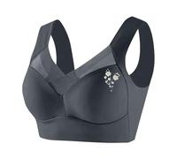 Wireless Push Up Bras for Women Uk, Wire Free Bras for Large Busts, Underwear Comfort and Double Support for Large Bust Push Up Seamless Non Wired Support Full Coverage Everyday Bralettes