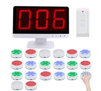Wireless Quiz Answer Game System with Multiple Buzzers and Answering Modes for Interactive Family and Contest Use