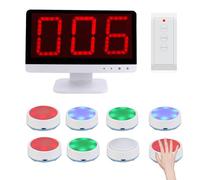 Wireless Quiz Answer Game System with Multiple Buzzers, Answering Modes, and Status Colors for Interactive Game Shows and Family Debates