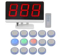 Wireless Quiz Buzzer System with 6 Buttons & Remote, Interactive Game Show Buzzers for Classroom, Trivia, and Group Activities