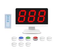 Wireless Quiz Buzzer System with Remote Control - Multiple Buzzers and Answering Modes for Game Shows and Parties