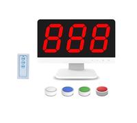 Wireless Quiz Buzzer System with Remote Control - Multiple Buzzers and Answering Modes for Game Shows and Parties