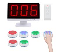 Wireless Quiz Game System with Buzzers and Multiple Answering Modes for Interactive Family Fun and Contest Shows