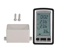 Wireless Rain Gauge, Digital Rain Measure Gauge Outdoor Freeze Proof Self Emptying Temperature Recorder for Garden and Yard