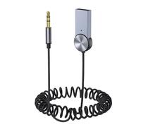 Wireless Receiver for Car - Vehicle Audio Receivers - Long-Range Connection Device Noise-Cancelling Automotive Interior Accessories for Road Trip Business Travel