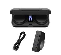 Wireless Rechargeable Headset - Audio Device, Led Screen Earpiece | Stereo Communication System Featuring Waterproof Construction Music Playback, Hands-free Conversation Functionality