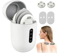 Wireless Relive Adaptive Correction System,Muscle Massage Pads for Back Neck Soreness, Muscle Stimulator for Spinal Stenosis,Portable Electronic Pulse Massager with Adjustable Intensity Levels