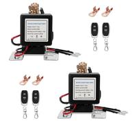Wireless Remote Battery Relay & Disconnect Switch - Remote Start Warm-Up/Cool-Down, Anti-Theft Engine Cutoff, Easy DIY Installation for Cars, Trucks (12v)
