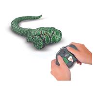 Lexibook, Power Python RC, Radio-controlled python snake, Moves on land and water at 5 km/h (3mph), Land and water modes, Waterproof, Extendable to 75 cm, Green, SNAKE01