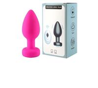Wireless Remote Control Anal Vibrator Butt Plug Men Prostate Massager Female Vagina Vibrators Masturbator Sex Toy for Gay Couple(Rose red,Remote Control)