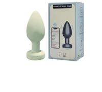Wireless Remote Control Anal Vibrator Butt Plug Men Prostate Massager Female Vagina Vibrators Masturbator Sex Toy for Gay Couple(Apricot White,APP)