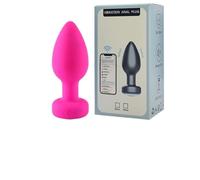 Wireless Remote Control Anal Vibrator Butt Plug Men Prostate Massager Female Vagina Vibrators Masturbator Sex Toy for Gay Couple(Rose red,APP)