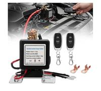 Wireless Remote Control Battery Relay Switch Car Starter, Remote Battery Disconnect Switch, Remot-e Start & Warm-Up/Cool-Down, Anti-Theft & DIY Installation for 12v/24v Cars, Motorcycles, 250A (12V)