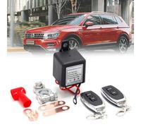 Wireless Remote Control Battery Relay Switch, Remote Start & Battery Disconnect Kill Switch for 12V/24V Vehicles, Anti-Theft Remote Battery Cut-Off, Easy DIY Install for Cars, RVs, Trucks (1 set)