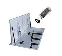 Wireless Remote Control Hidden Door for Basement or Cellar with Manual Operation